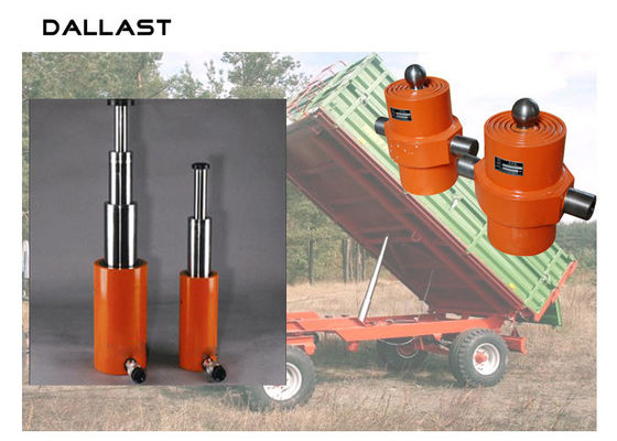 GS Multi Stage Hydraulic Cylinder Chrome Front End Telescopic Tipper